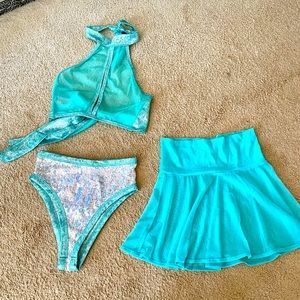 J. Valentine Dream Girl 3-piece Set, worn once and hand washed - size S/M